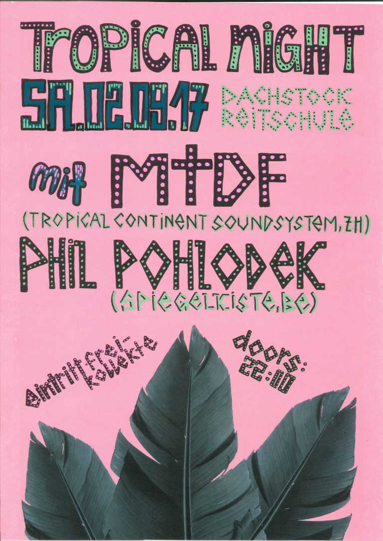 Plakat vom 02.09.2017